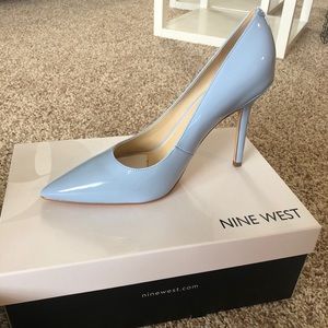 Nine West Light Blue Pumps